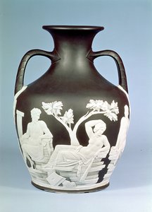 Wedgwood stentøj kopi af Portland Vase, 1790 (keramik)